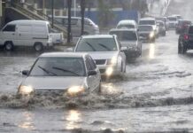 Anuncian acumulados arriba de 100 milímetros de agua para el Distrito Central por lluvias