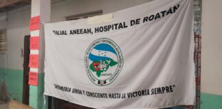 Enfermeras de Roatán solicitan apoyo a la presidenta Xiomara, ya que les deben siete meses de salario