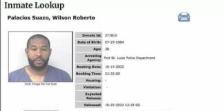 Exfutbolista Wilson Palacios fue detenido en Florida por cargos de violencia doméstica