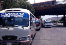 Buses de la ruta de El Carrizal suspenden sus labores de nuevo por el cobro de extorsión