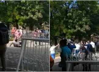 Enfermera resulta con esguince después de conflicto con colectivos de Libre, en Hospital San Lorenzo
