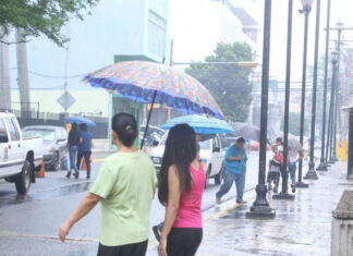 Pronóstico de lluvias para sur, sur-occidente y centro del país para este domingo, indica Cenaos