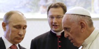 El papa pide a Putin parar la guerra y alerta del riesgo nuclear