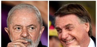 Bolsonaro obtiene el 47,5 % y Lula 43,6 % con el 30,93 % escrutado en Brasil