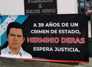 La CIDH responsabiliza a Honduras por la ejecución extrajudicial del luchador social Herminio Deras García