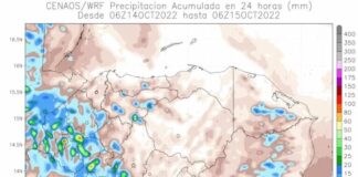 Persiste la humedad que genera lluvias en el país