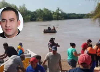 Párroco Naín Alfonso denuncia que migrantes tienen que pagar $25 cada uno para que los pasen por el río de Guayambre