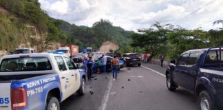 Dos personas muertas y varios heridos deja accidente de tránsito en la carretera CA-5