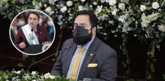 El presidente del Congreso Nacional, Luis Redondo se pronuncia a favor de la presidenta Castro, tras el conflicto con Salvador Nasralla