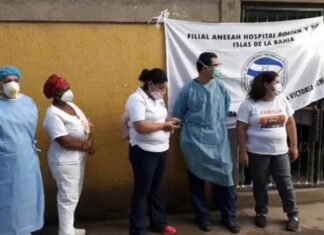 Personal sanitario del Hospital de Roatán continúa en paro de labores y se suma La Ceiba