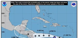 Cenaos informa que el próximo lunes estaría ingresando al país un ciclón tropical