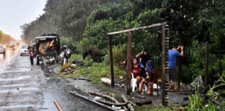 Tres muertos, inundaciones y cierre de un aeropuerto en Honduras por Julia