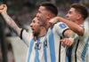 Messi y Enzo Fernández dan vida a Argentina tras la derrota 2-0 a México