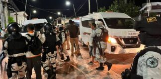 Agentes dispersan caravana de migrantes que saldrían de la mexicana Tapachula
