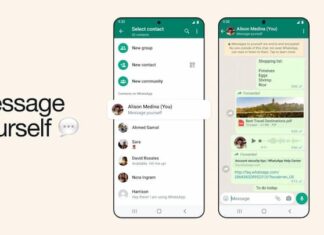 WhatsApp activará una función que facilita el envío de mensajes a uno mismo
