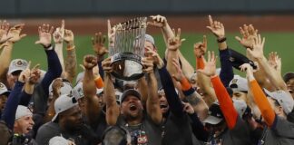Los Astros celebran en grande su título de campeones de la Serie Mundial