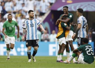 Argentina pierde 2-1ante Arabia Saudita en su debut en el mundial