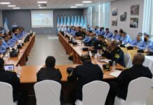 Reunión para implementar plan para el combate a la extorsión se llevó a cabo en la Secretaría de Seguridad