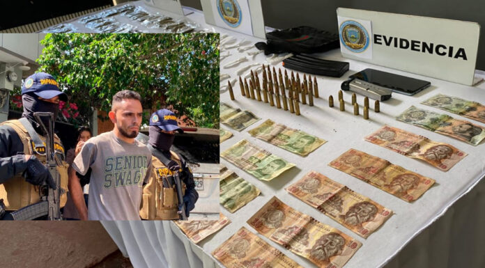 Agentes policiales detienen a supuesto gatillero de la MS-13 en SPS