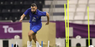 Benzema abandona el entrenamiento lesionado y es duda para el Mundial