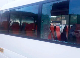 Sujetos a bordo de una motocicleta tirotean otro autobús urbano en Tegucigalpa