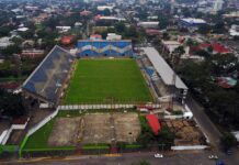 Alcalde Contreras revela que el Estadio Morazán de SPS también tendrá cambio de grama e iluminación