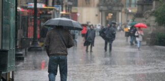Cuña de alta presión dejará lluvias débiles ete jueves en varias partes del país
