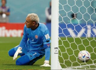 Keylor Navas, es el segundo portero de Concacaf que más goles ha recibido en Copas del Mundo