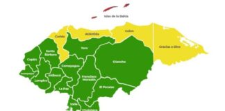 Copeco decreta Alerta Roja para Islas de la Bahía y Alerta Amarilla para cuatro departamentos