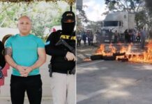 A punta de disparos, grupo de pobladores de San Marcos, Santa Bárbara, exigen la liberación del alcalde Pedro Aguilar