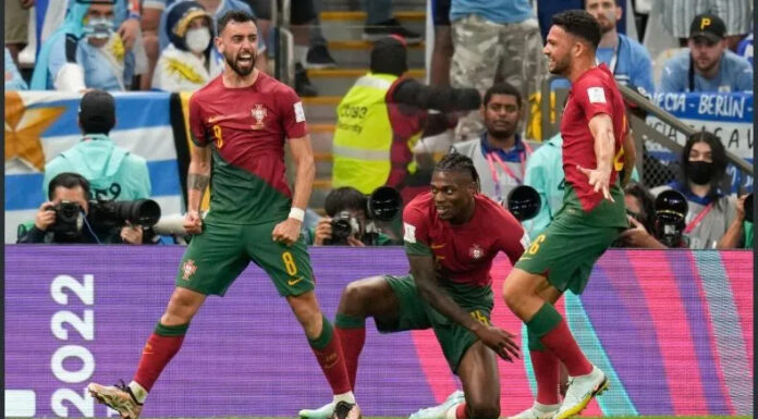 Con dos goles de Bruno Fernandes, Portugal clasifica a octavos en el Mundial de Qatar
