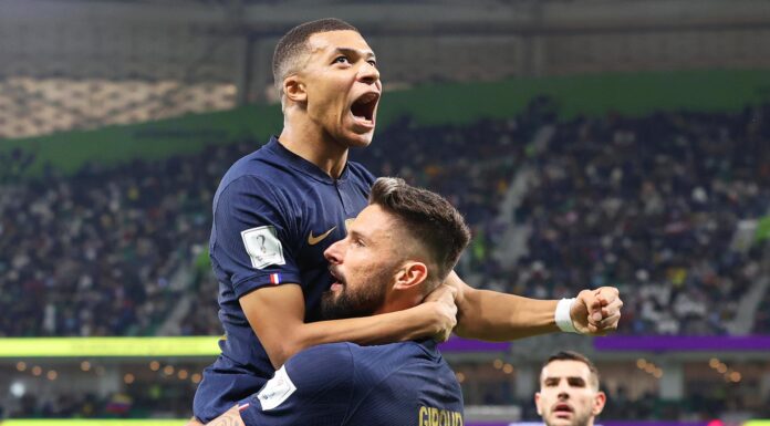 Giroud y Mbappé dinamitan el muro polaco y llevan a Francia hacia cuartos de final