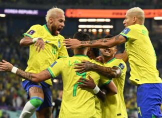 Brasil golea 4-1 a Corea del Sur y se enfrentará con Croacia en cuartos de final
