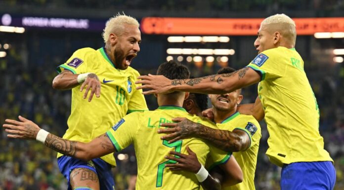 Brasil golea 4-1 a Corea del Sur y se enfrentará con Croacia en cuartos de final