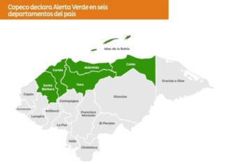 Copeco decreta Alerta Verde en seis departamentos del país por masa de aire frío y lluvias