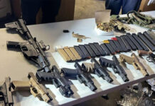 Agentes de la DNSPF decomisa 150 cajas que contenían munición y armas de fuego en encomienda procedente de los EE. UU.