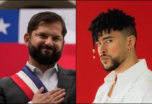 Gabriel Boric y Bad Bunny, entre los más influyentes, según Bloomberg