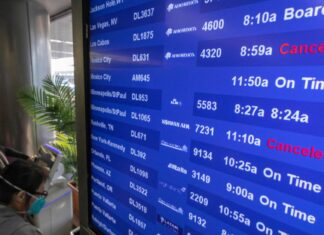 Más de 2,700 vuelos anulados en EE. UU. en nueva jornada de caos por el temporal