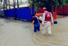 Evacuan a varias familias por inundaciones en Puerto Cortés