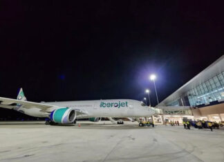 Iberojet trajo al Aeropuerto de Palmerola el avión comercial más grande que ha llegado a Honduras