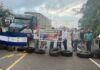 Dueños de restaurantes en el Lago de Yojoa realizan tomas en la carretera CA-5