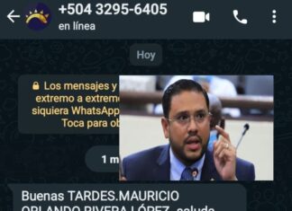 Difunden varios chats del supuesto cobro de una casa comercial al diputado Mauricio Rivera