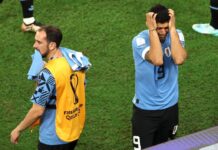 Uruguay gana pero queda eliminada del mundial