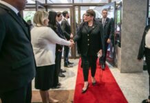 Presidenta Xiomara Castro llega a Brasil para la toma de posesión presidencial de Luiz Lula da Silva