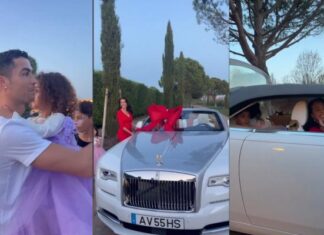 Georgina Rodríguez le regaló un Rolls-Royce a Cristiano Ronaldo