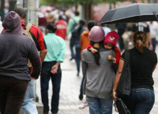 Las bajas temperaturas persistirán este domingo en el territorio nacional