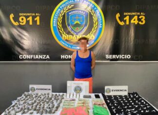 DIPAMPCO captura a uno de los principales distribuidores de droga de la banda «Los Aguacates» en SPS