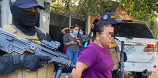 Policía Nacional captura en Cortés a la encargada de extorsión a nivel nacional de la Mara 18