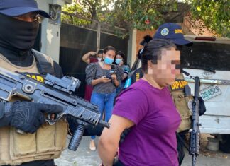 Policía Nacional captura en Cortés a la encargada de extorsión a nivel nacional de la Mara 18