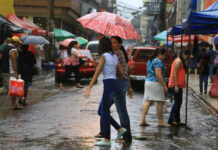 Lluvias débiles en norte y centro condiciones secas en demás regiones